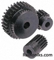 Gear, spur, steel, 1.0 module, 36 teeth