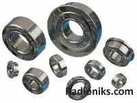 Miniature flange bearing,5 IDx11 ODx5Wmm (1 Pack of 2)