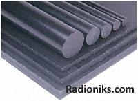 Nylon66/glass rodstock,500mm L 100mm dia (1 Lot of 1)