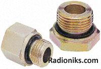 G1 x G3/4in BSPP M-F ZnPt steel reducer (1 Pack of 2)