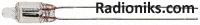 T1.25 wire end neon lamp 100/250V, 0.6mA