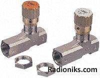 G1/4 BSP hydraulic needle valve,210bar