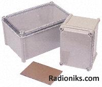 IP66 enclosure w/clear lid,270x180x141mm