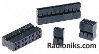 12way 1 row inter PCB socket housing,2mm