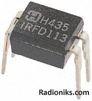 N-channel MOSFET,IRLD110 1A 100V