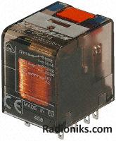 DPCO plug-in relay,12A 24Vdc coil