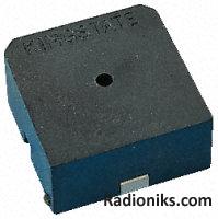 SMT 17mm square buzzer, 12Vdc 83dB