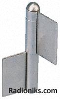 Steel washerless hinge,60x40x1.5mm (1 Pack of 2)
