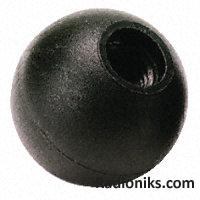 Thermoplastic ball knob,M6x25mm OD (1 Pack of 10)