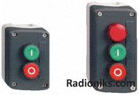 I/O marked selector switch w/LED,230V