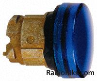 Blue pilot light head for BA9s bulb/LED