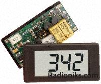 3.5 digit LCD ammeter w/backlit,4-20mA