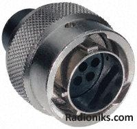 UTOW cable plug for pin contact,6w