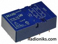 DPNO/DPNC safety relay,10A 12Vdc coil
