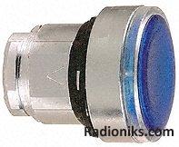 Pushbutton Operator, 22mm blue ZB4BA68