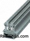 Grey DIN rail contact terminal,2.5sq.mm (1 Pack of 10)