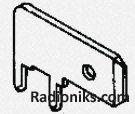 Crimp,Faston,tab,90°,M,6.35x0.81mm (Each (In a Pack of 100))