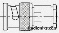 BNC jack, 50ohm, crimp, RG174A