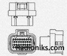 Housing,plug,Superseal,1.0,key,26W