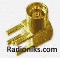 MCX,socket receptacle,PCB mnt,90°,50ohm