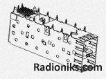PCB Mt Cage & Connector Assembly,SFP,1x2