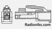 Housing,FH,3way,Tab contact,U-P