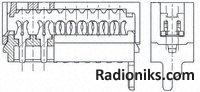 Connector,M-o-W,Micro-MaTch,10 Way,28awg