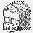 Housing,plug,Metrimate,sq grid,6 Way