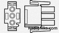 Housing,recpt,Mate-n-lok,2 Way,Natural