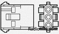 Housing,cap,Mate-n-lok,1 row,8Way,Natrl