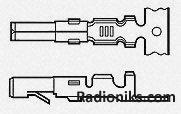 RCY contact female socket (Each (In a Pack of 100))