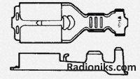 Positive lock,receptacle,18-14awg,6.35mm