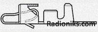 Contact,crimp,rcp,M,cable mount,18-24awg (Each (In a Pack of 100))