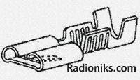 Crimp,Faston,rcp,strt,F,15.5-20awg,loose (Each (In a Pack of 100))