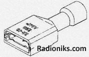 Crimp,receptacle,ultra-fast,22-18awg