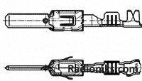 Crimp,M,24-20awg,tin,strip (Each (In a Pack of 100))