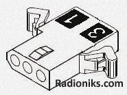 Receptacle Housing 2.36mm, w/o ears,4way