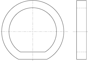 Flange seal M9.5