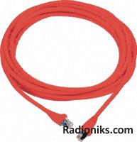 Red PowerCat5e UTP patch lead,2m