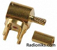 Board Mount R/A Cable Termination Crimp