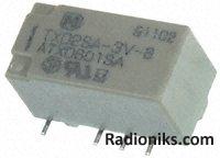 SMT relay,DPDT,sealed, 2.5kV 2A 12Vdc