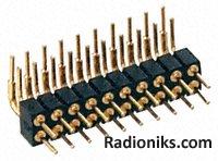 4w R/A pin conn 2mm  D/R