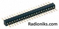 2w pin conn 1.27mm S/R solder