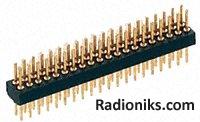 8w pin conn 1.27mm D/R solder