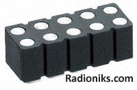 14w pad conn 2.54mm D/R SMT