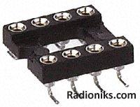 8w DIL socket open frame SMT