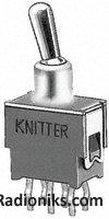 Toggle sw,sub-min,DPDT,on-on,50mA/48Vac