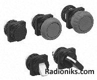 Black Detented Rotary Switch