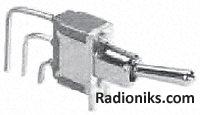 Switch,toggle,1P,(on) off (on),PCB mnt