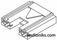 Housing, Pos Lock, 2 way, 4.75mm (Each (In a Pack of 100))